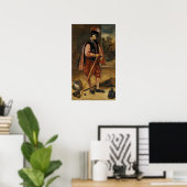 Poster Velázquez - Le Jester Appelé "Juan D'Autriche" (Bureau à domicile)