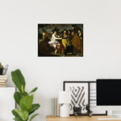Poster Velázquez - Le Triomphe De Bacchus 1628 (Bureau à domicile)