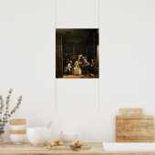 Poster Velázquez - Les filles 1656 (Cuisine)