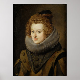 Poster Velázquez - Maria De La Reine D'Autriche De Hongri