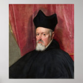Poster Velázquez - Mgr Fernando De Valdus 1640 (Devant)