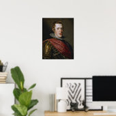 Poster Velázquez - Philip IV 1626 (Bureau à domicile)
