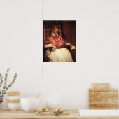 Poster Velázquez - Portrait Du Pape Innocent X 1650 (Cuisine)