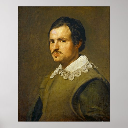 Poster Velázquez - Un jeune homme 1650 (Devant)
