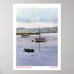 Poster Velero en El Parrote (La Corogne)