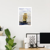 Poster Velero/Veleiro/Voilier (Bureau à domicile)