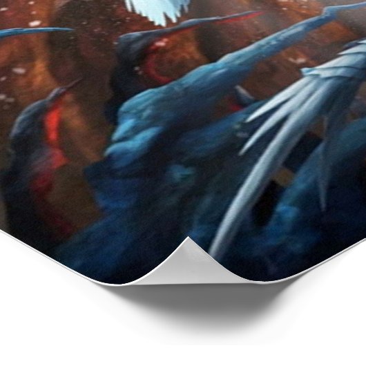 Poster Velkhana Monster Hunter World Iceborne (Coin)