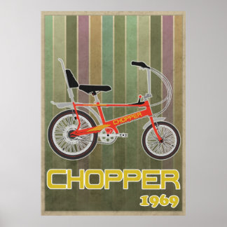 Poster Vélo à hélico