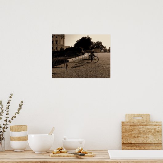 Poster Vélo à Washington (Cuisine)