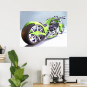 Poster Vélo aménagé (Bureau à domicile)