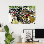Poster Vélo Amsterdam (Bureau à domicile)