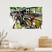 Poster Vélo Amsterdam (Cuisine)