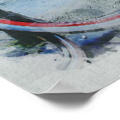 Poster Vélo, Amsterdam (Coin)