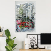 Poster Vélo, Amsterdam (Bureau à domicile)