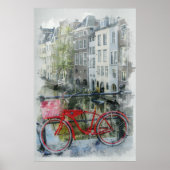 Poster Vélo, Amsterdam (Devant)