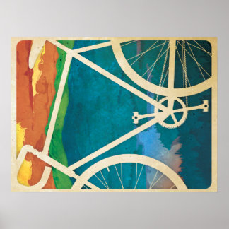 Poster Vélo Art - Archivage poids lourd - Vélo NY