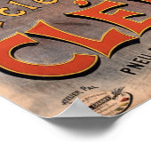 Poster Vélo Art nouveau vintage 1883 (Coin)