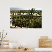 Poster Vélo avec vue (Cuisine)