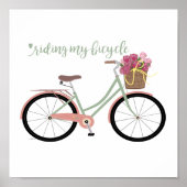 Poster Vélo Beach Cruiser (Devant)