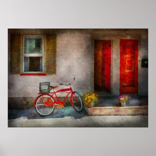Poster Vélo - Bienvenue, portes ouvertes (Devant)