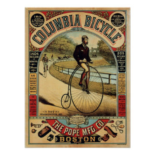 Poster Vélo Columbia