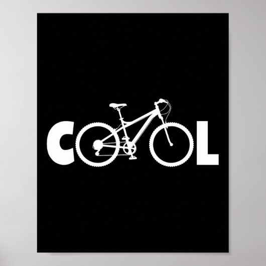 Poster Vélo cool VTT (Devant)