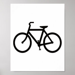 Poster Vélo Cyclisme Cycliste VTT Vélo Bicyclette