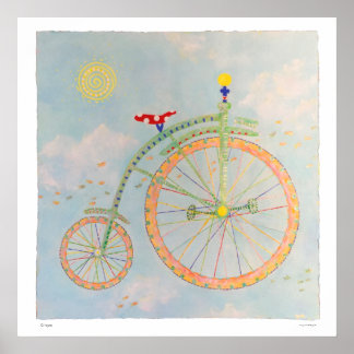 Poster Vélo de cirque imprimé