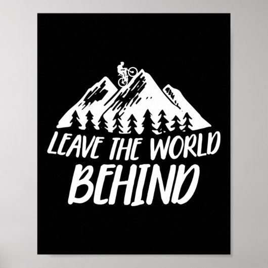 Poster Vélo de montagne (Devant)