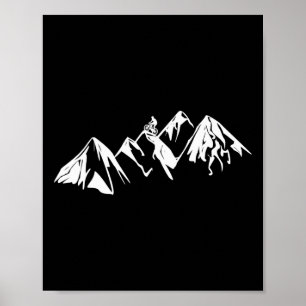Poster Vélo de Montagne Colorado Mtb Vélo Cyclisme Sentie