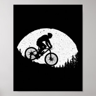 Poster Vélo de montagne cool pour hommes femmes cyclisme