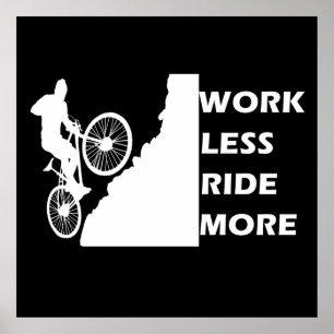 Poster Vélo de Montagne Motivationnel - Citation de Cycli