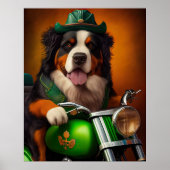 Poster Vélo de randonnée bernois Saint-Patrick (Devant)