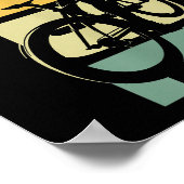 Poster Vélo de route à vélo (Coin)