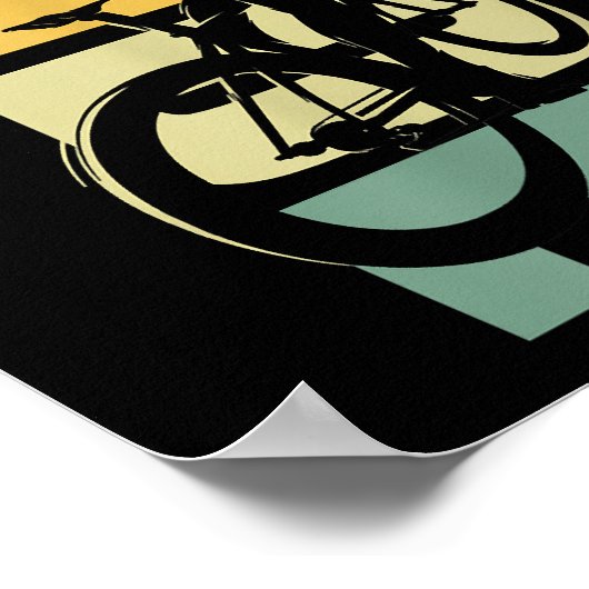 Poster Vélo de route à vélo (Coin)