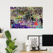 Poster Vélo en haute couleur (Bureau à domicile)