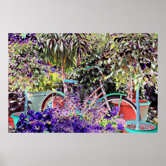 Poster Vélo en haute couleur (Devant)