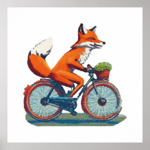 Poster Vélo Fox