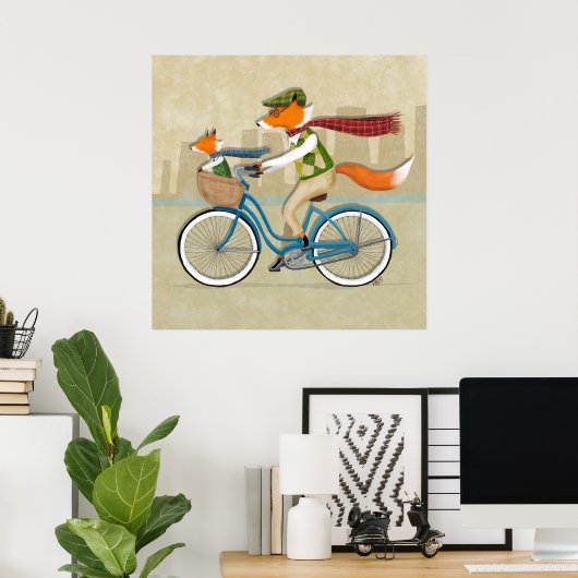 Poster Vélo Fox (Bureau à domicile)
