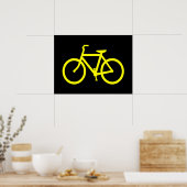 Poster Vélo jaune (Cuisine)