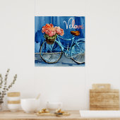 Poster Velo Love Cyclisme (Cuisine)