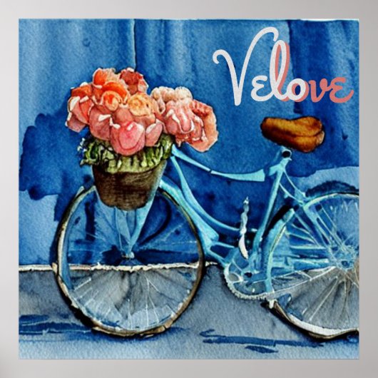 Poster Velo Love Cyclisme (Devant)