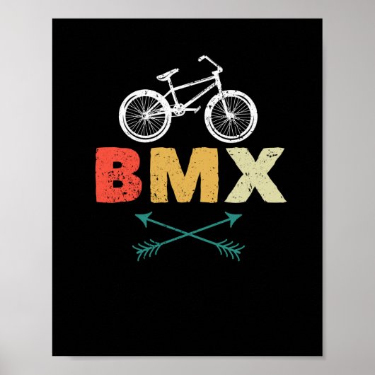 Poster Vélo Motocross Motocross BMX Halfpipe (Devant)
