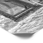 Poster Vélo Noir Avec Grande Panier, Copenhague, Danemark (Coin)