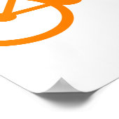 Poster Vélo orange (Coin)