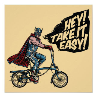 Poster Vélo pliant Lucha