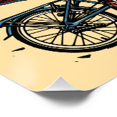 Poster Vélo pliant Lucha (Coin)