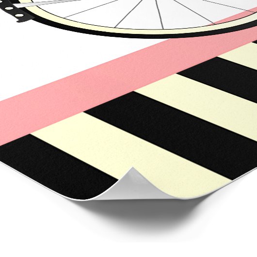 Poster Vélo Polka Dot (Coin)