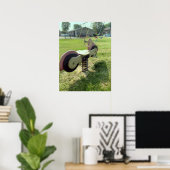 Poster Vélo pour enfants de terrain de jeu (Bureau à domicile)