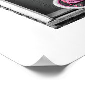 Poster Vélo pour enfants décoré rose (Coin)